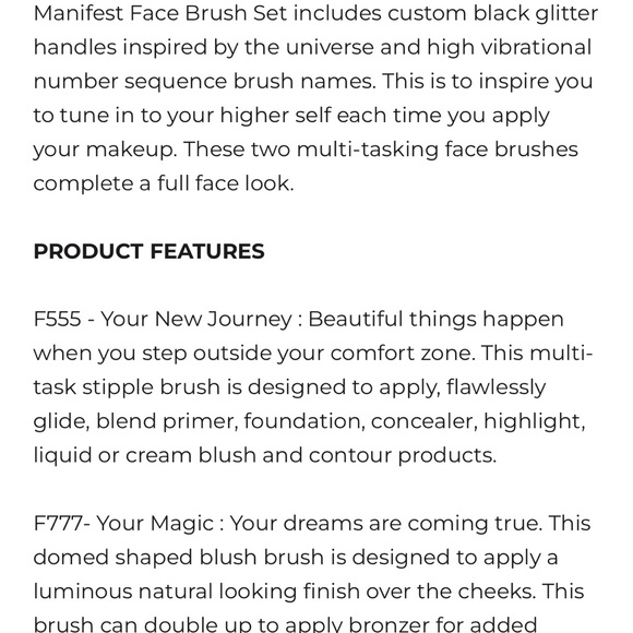 💗SHADES BY SHAN BLUSH PALETTE & MOTD SPARKLY FACE MAKEUP BRUSHES - Picture 5 of 13